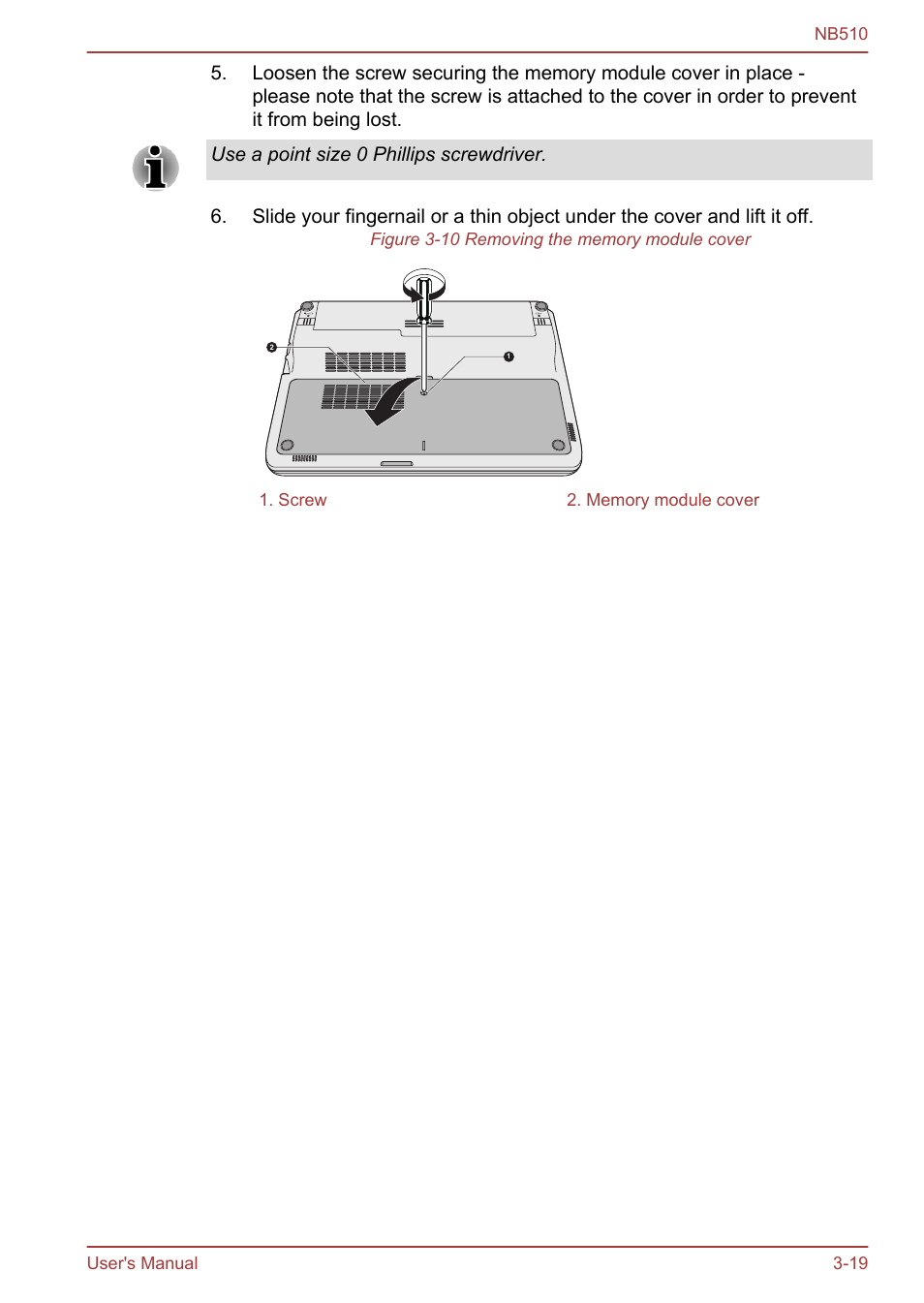 Toshiba NB510 User Manual | Page 52 / 127