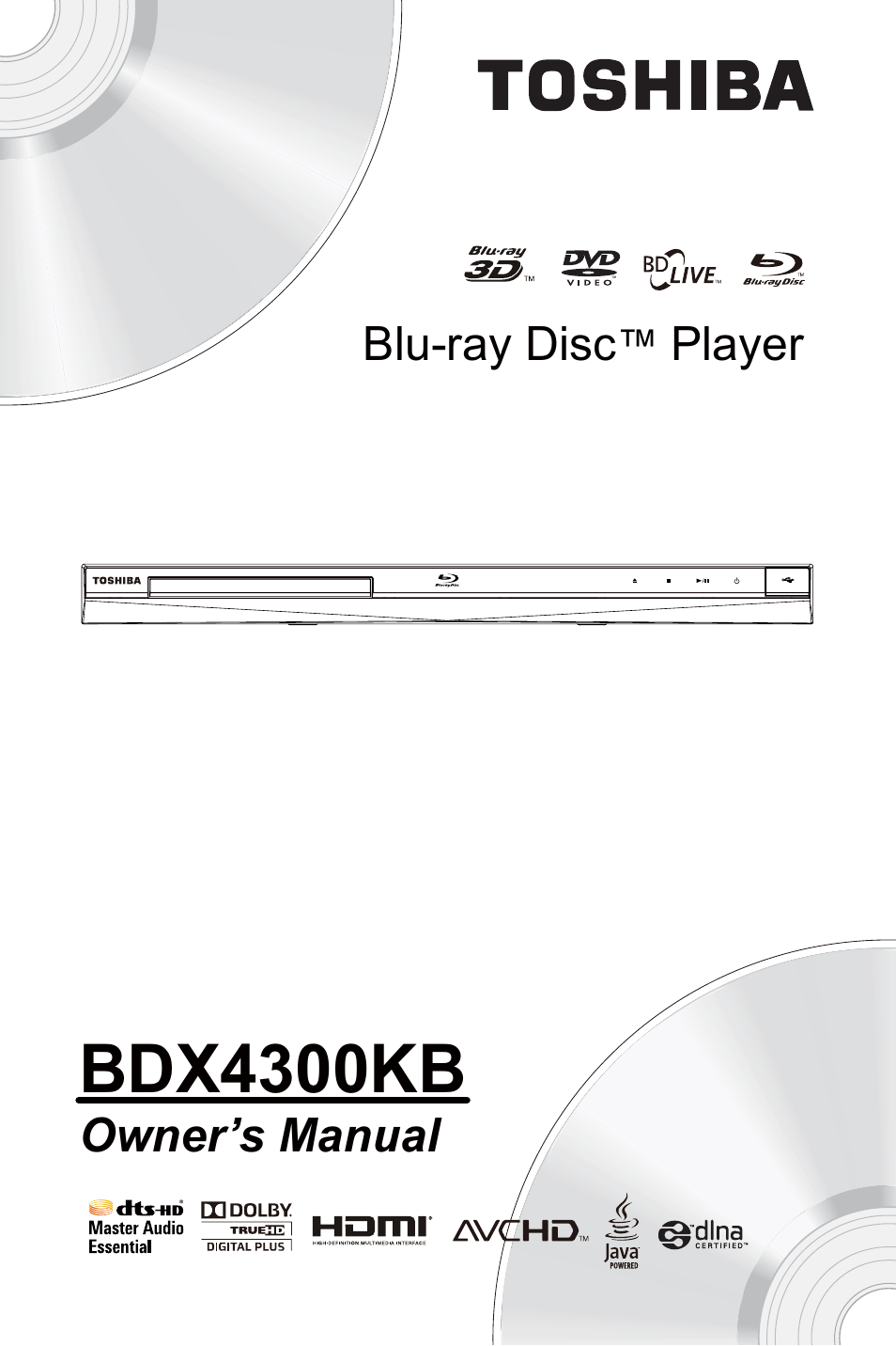 Toshiba BDX4300 User Manual | 46 pages