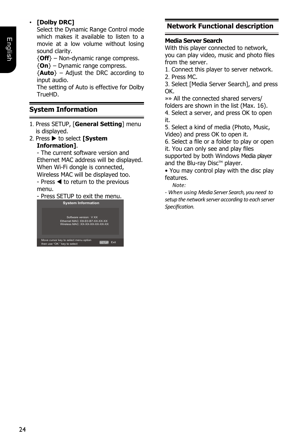 Toshiba BDX4300 User Manual | Page 24 / 46