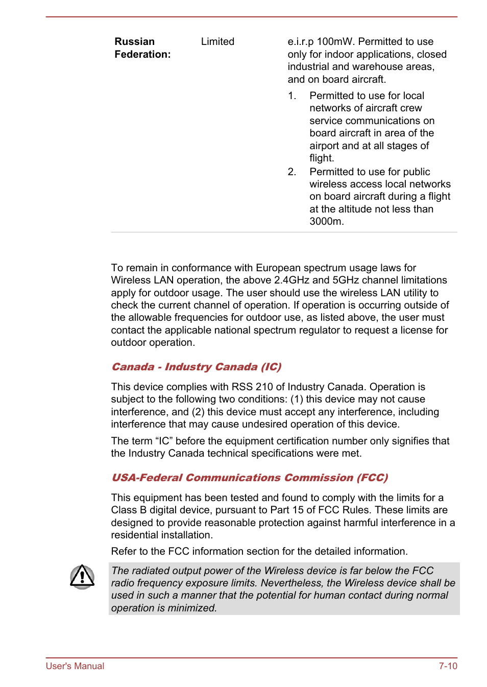 Toshiba Satellite Pro C50-A User Manual | Page 123 / 135