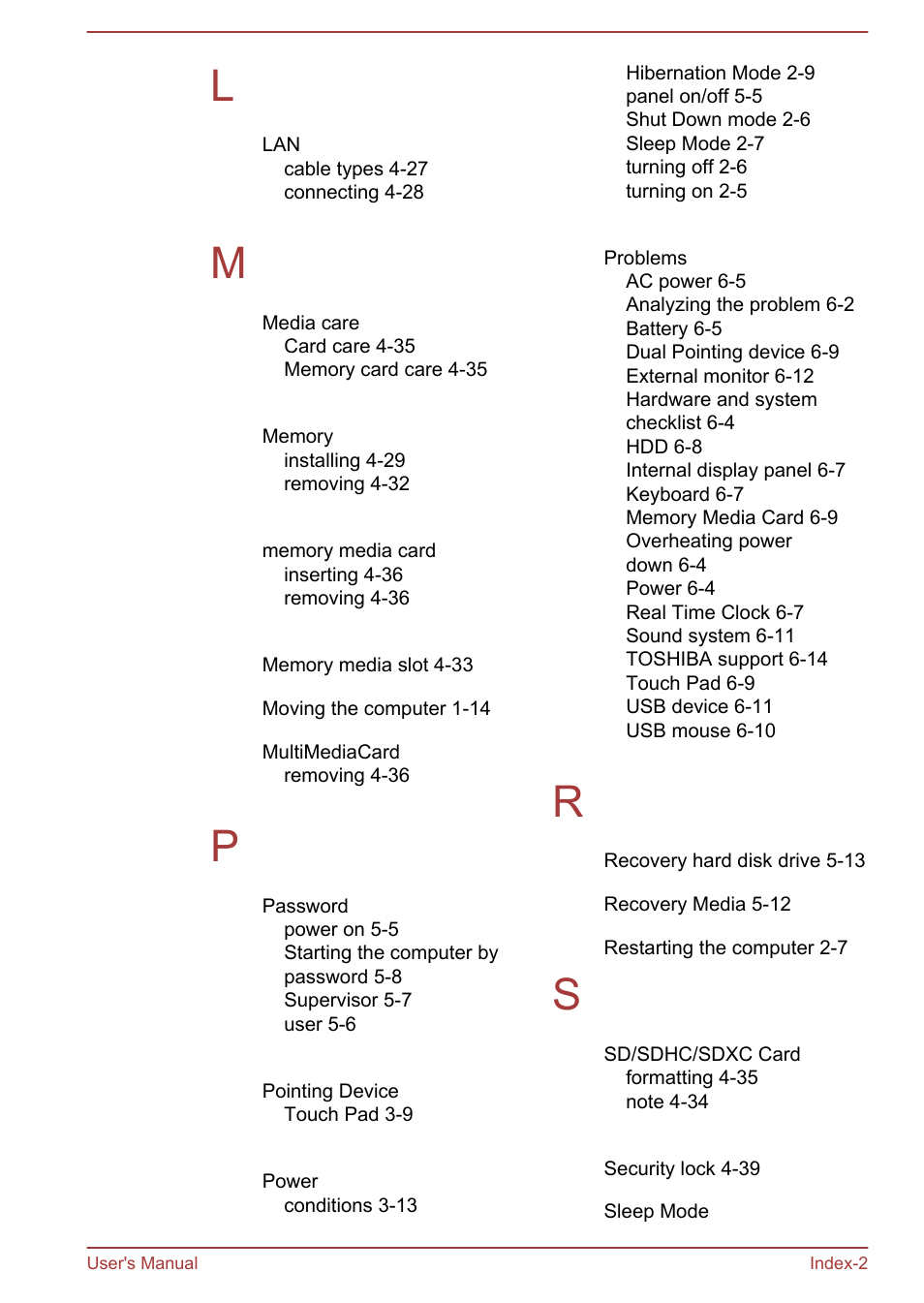 Toshiba Satellite Pro C50-A User Manual | Page 134 / 135