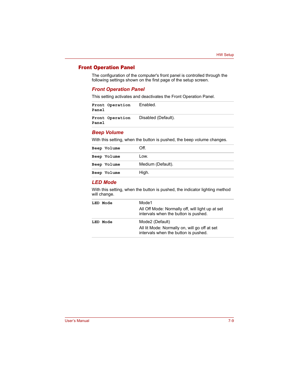 Front operation panel, Front operation panel -9 | Toshiba Qosmio G20 (PQG20) User Manual | Page 133 / 264