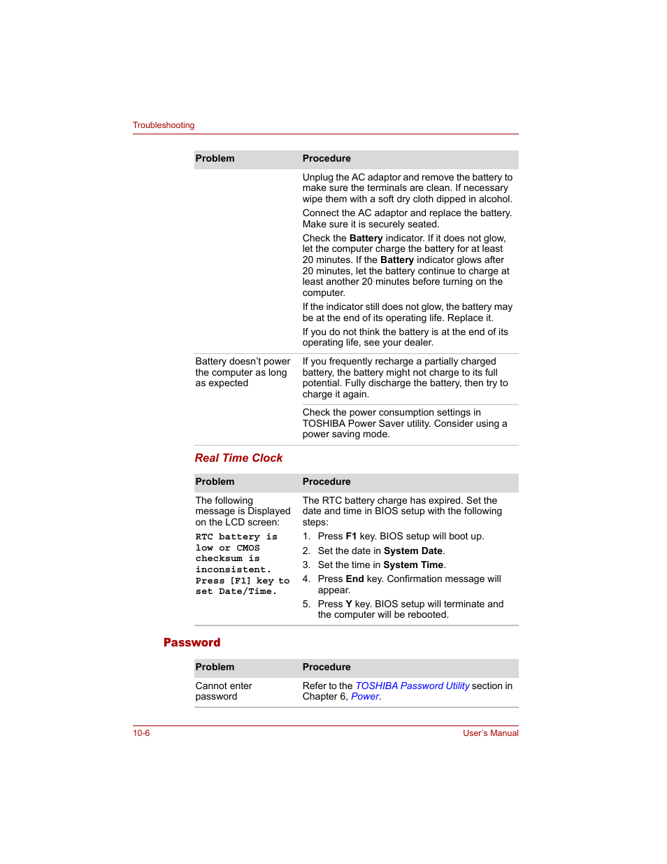 Password, Password -6 | Toshiba Qosmio G20 (PQG20) User Manual | Page 198 / 264