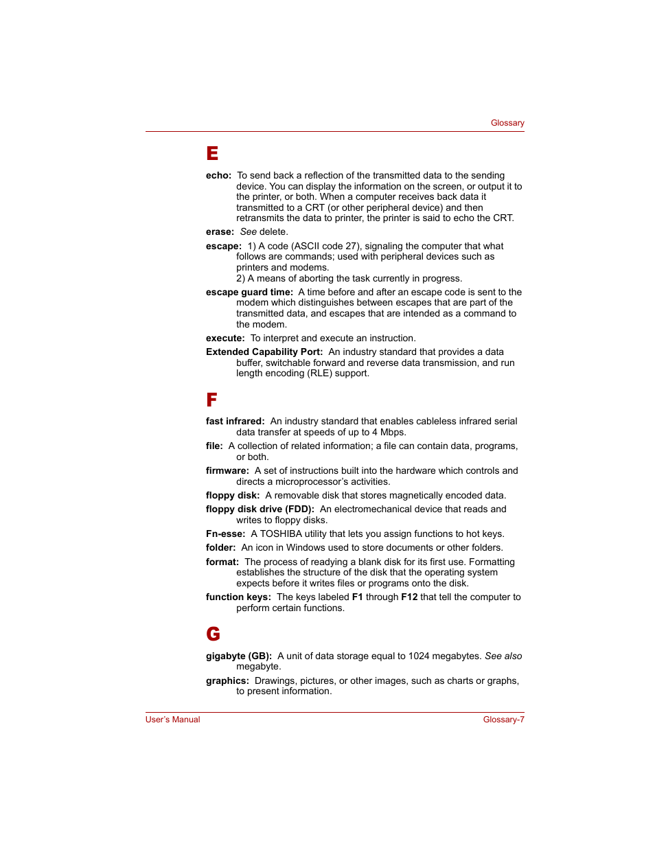 Toshiba Qosmio G20 (PQG20) User Manual | Page 253 / 264