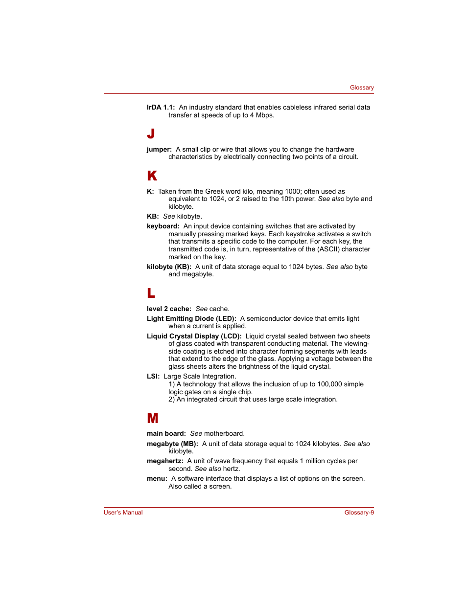 Toshiba Qosmio G20 (PQG20) User Manual | Page 255 / 264