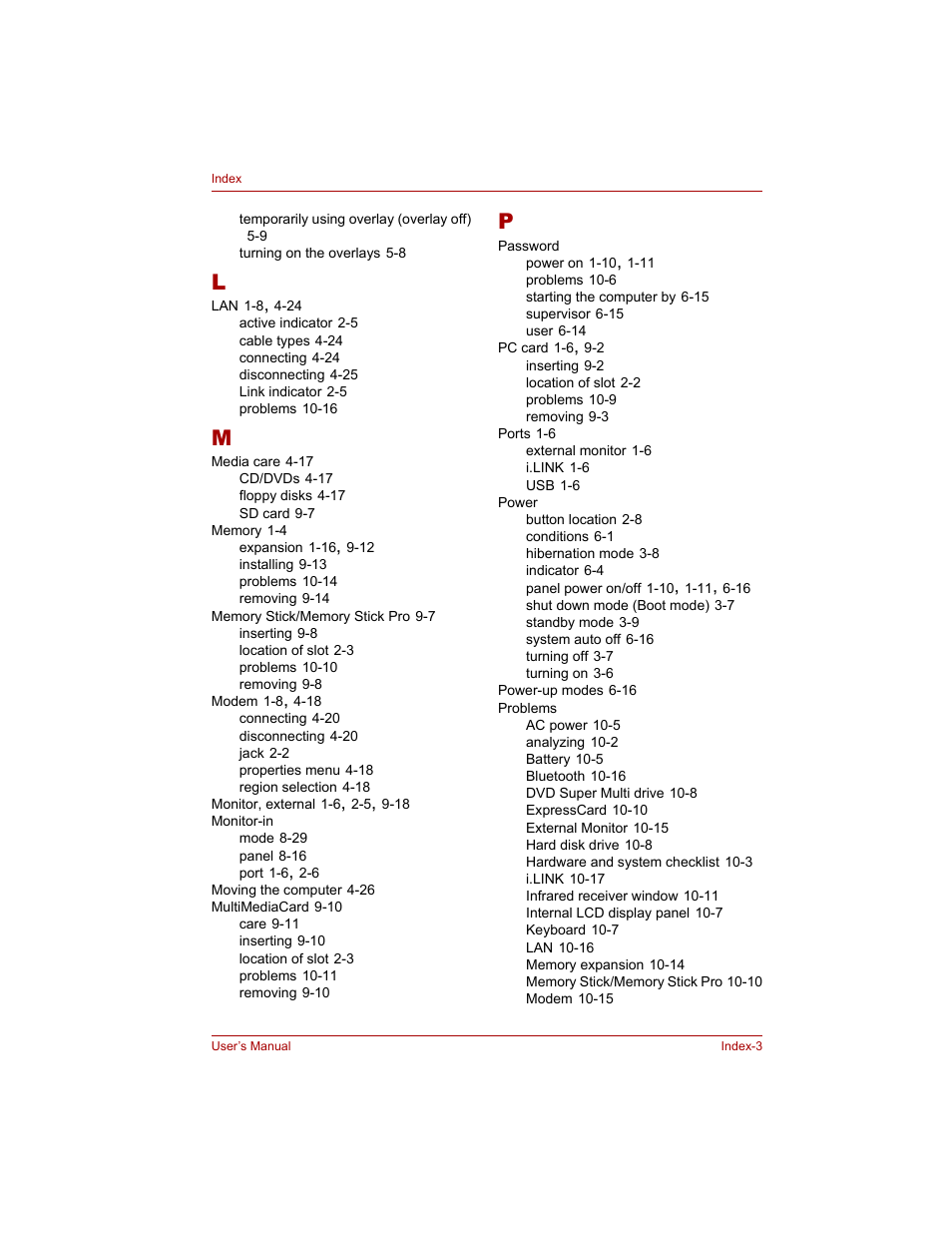 Toshiba Qosmio G20 (PQG20) User Manual | Page 263 / 264