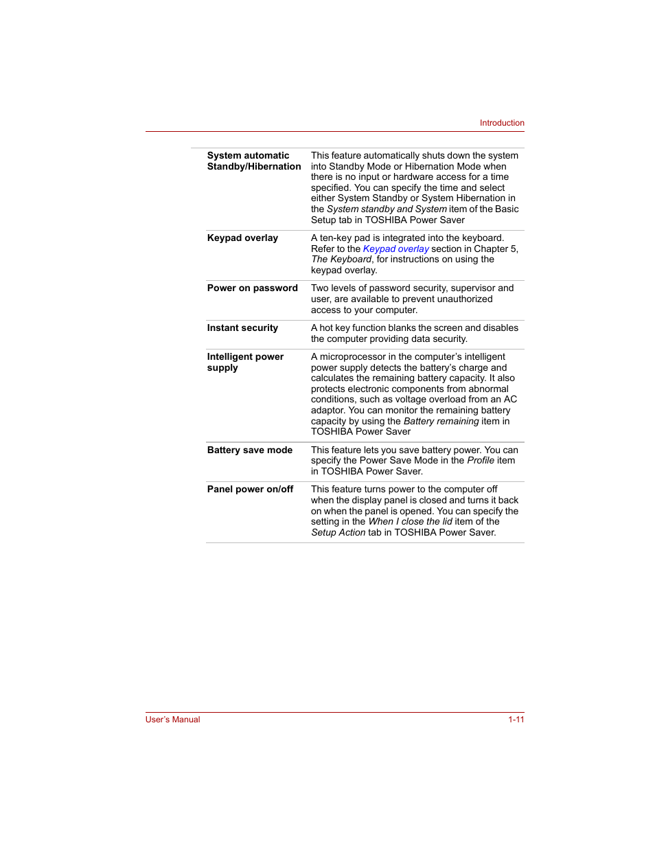 Toshiba Qosmio G20 (PQG20) User Manual | Page 37 / 264