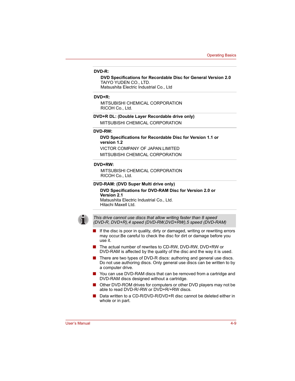 Toshiba Qosmio G20 (PQG20) User Manual | Page 81 / 264