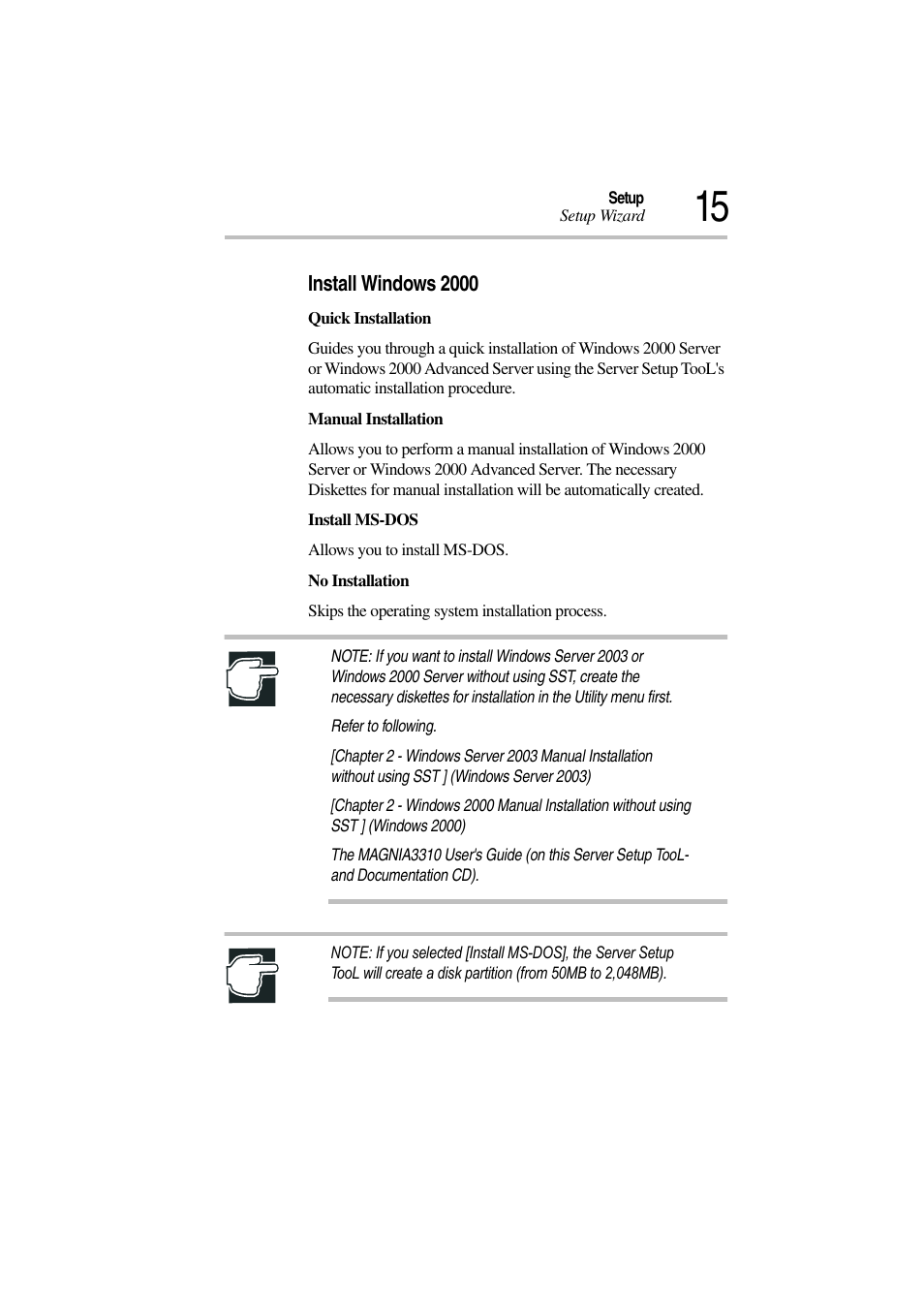 Toshiba Magnia 3310 User Manual | Page 19 / 132