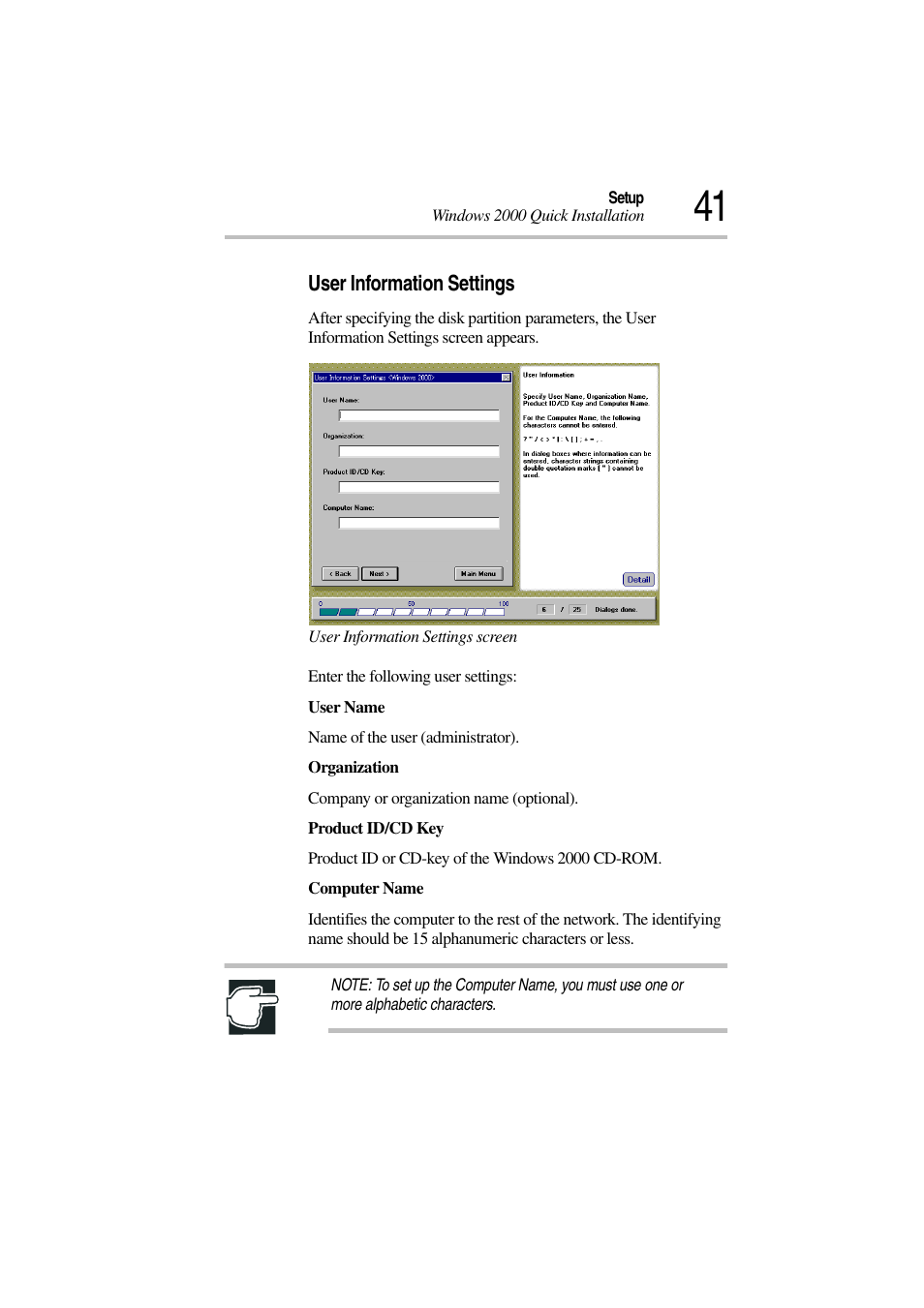 Toshiba Magnia 3310 User Manual | Page 45 / 132