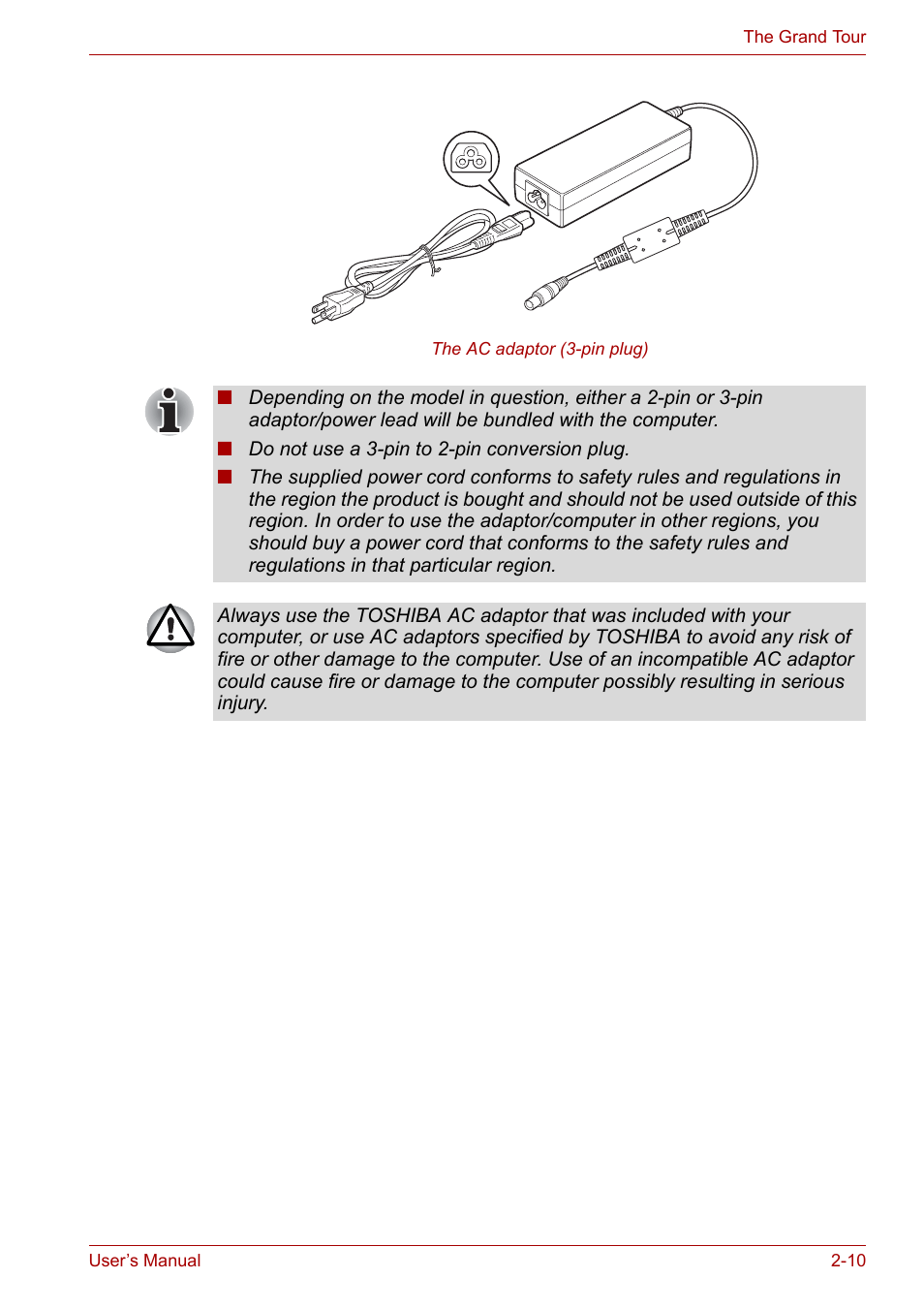 Toshiba NB200 User Manual | Page 33 / 138