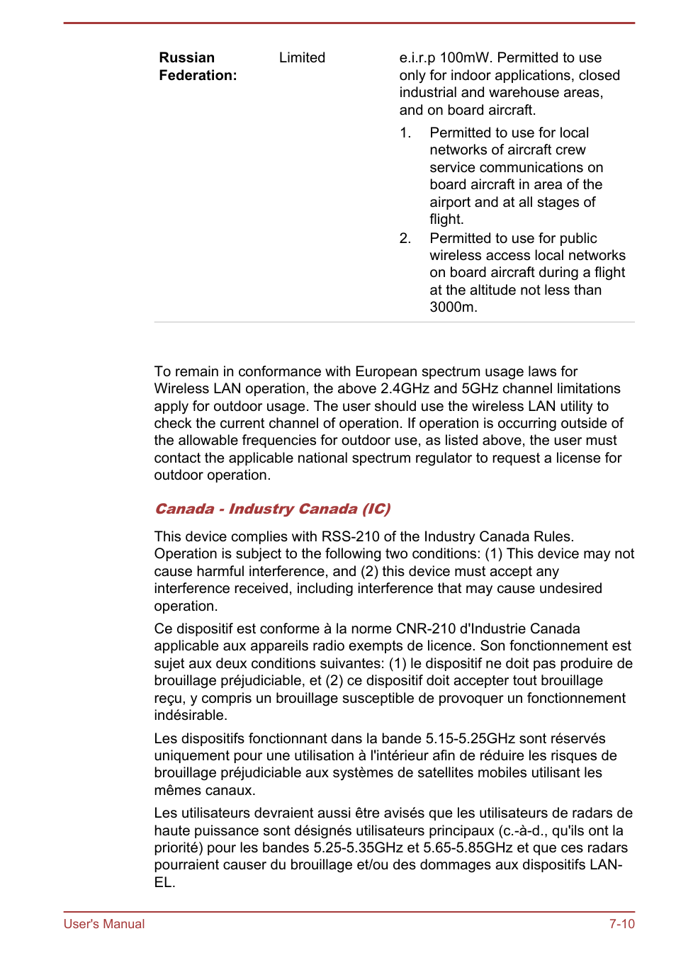 Toshiba Satellite Pro R50-B User Manual | Page 111 / 126