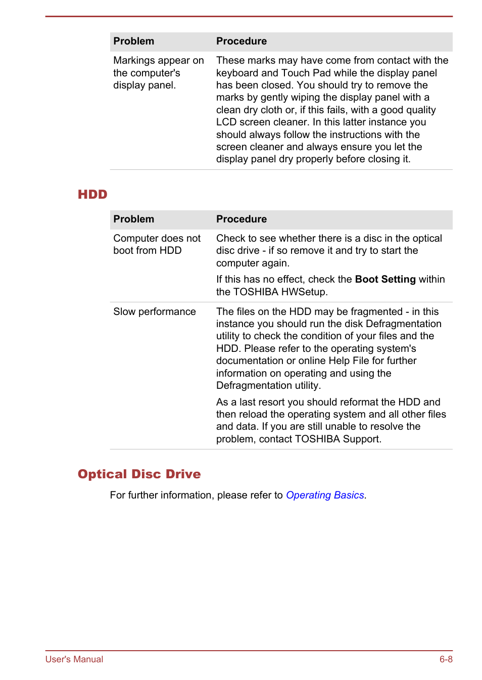 Optical disc drive | Toshiba Satellite Pro R50-B User Manual | Page 94 / 126
