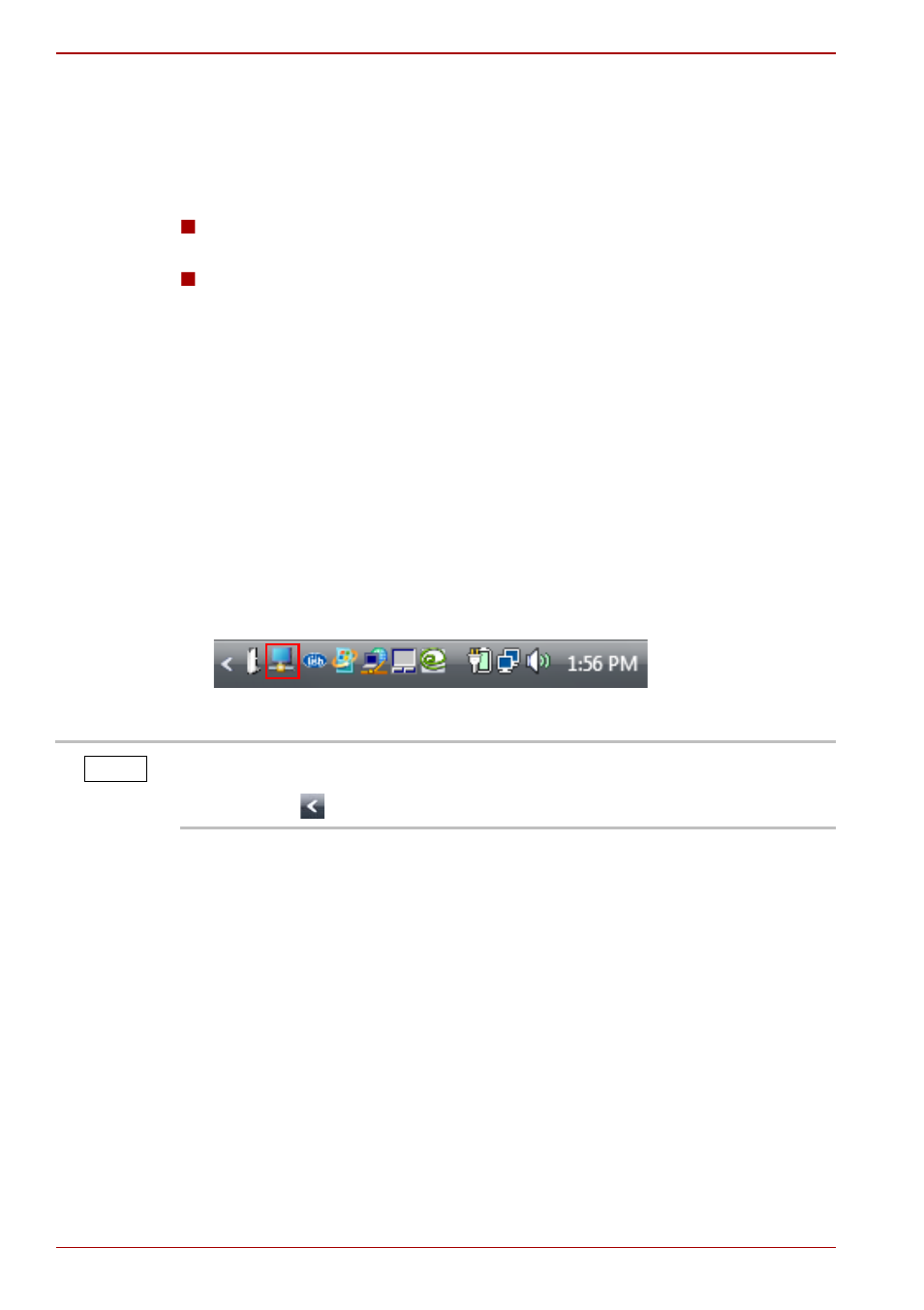Using the toshiba dynadock video utility, Using the toshiba, Disable/enable radio communications | Toshiba Dynadock W20 User Manual | Page 34 / 62
