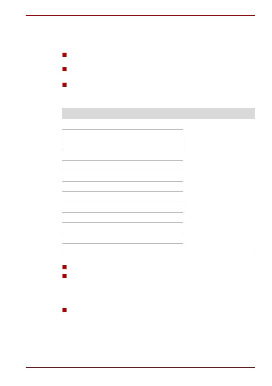 Supported display modes | Toshiba Dynadock W20 User Manual | Page 39 / 62