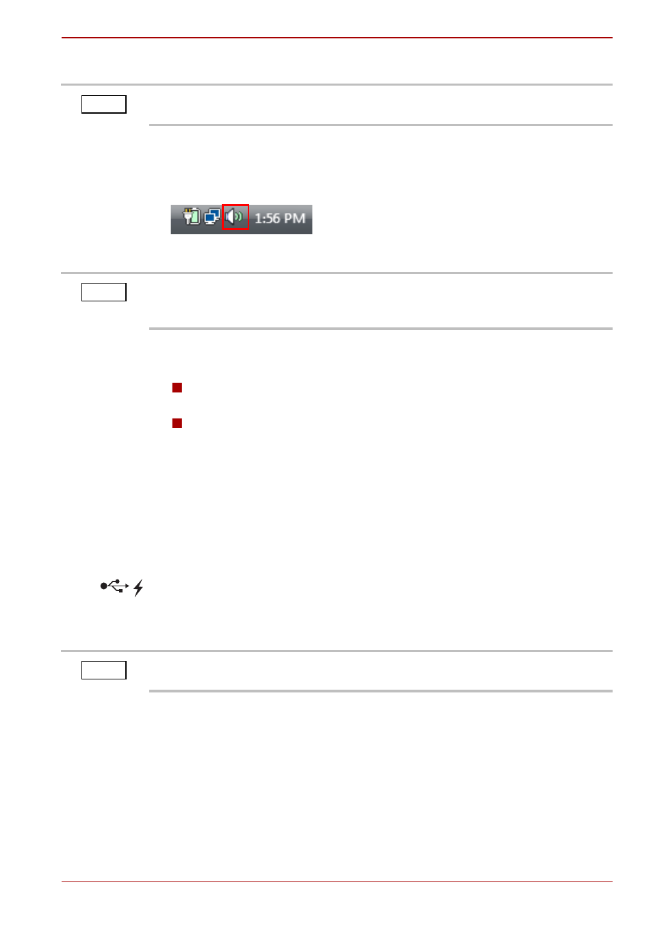 Charging usb devices, Configuring audio recording ports (microphone) | Toshiba Dynadock W20 User Manual | Page 41 / 62