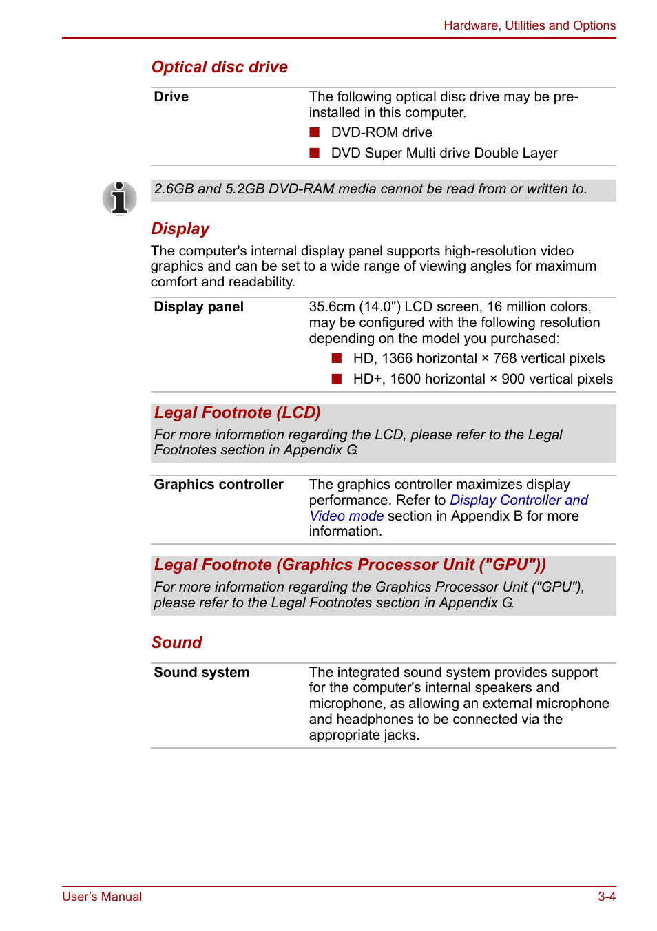 Toshiba Tecra M11 User Manual | Page 55 / 207