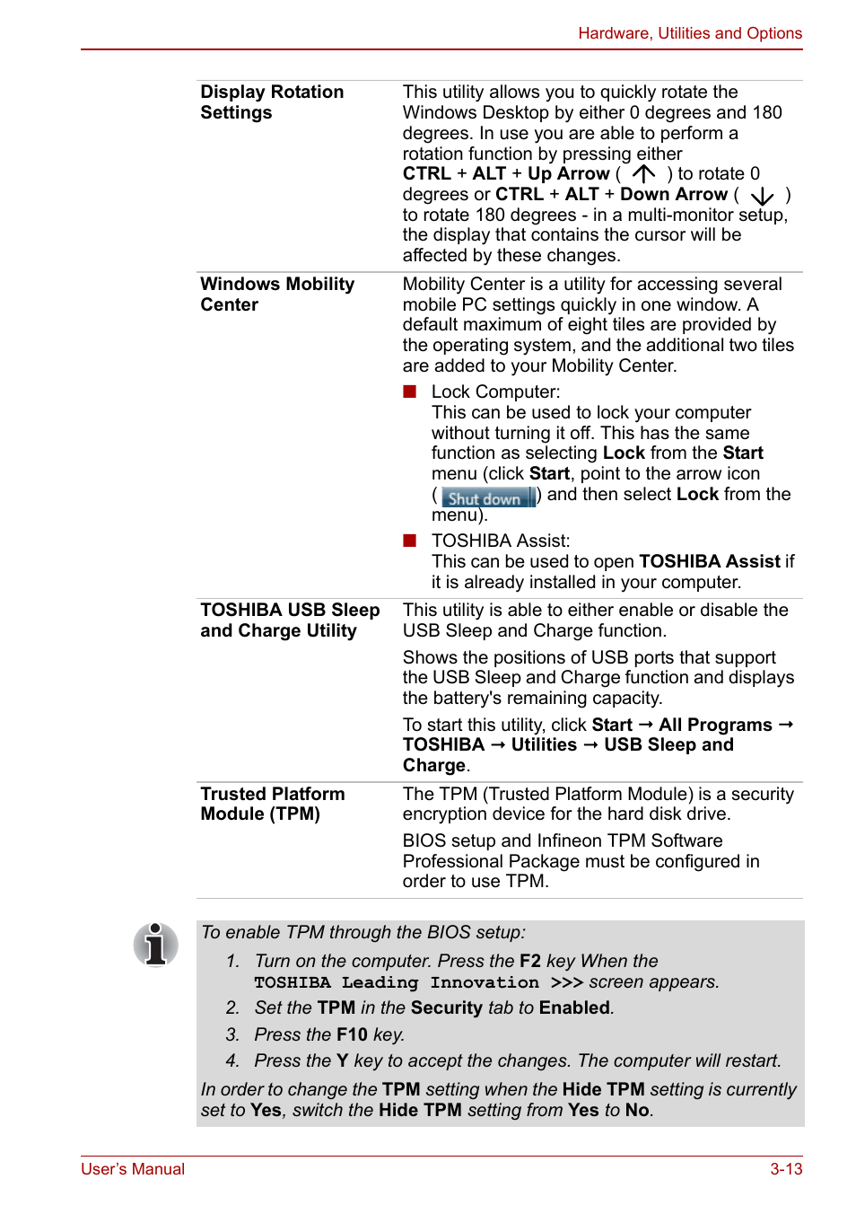 Toshiba Tecra M11 User Manual | Page 64 / 207