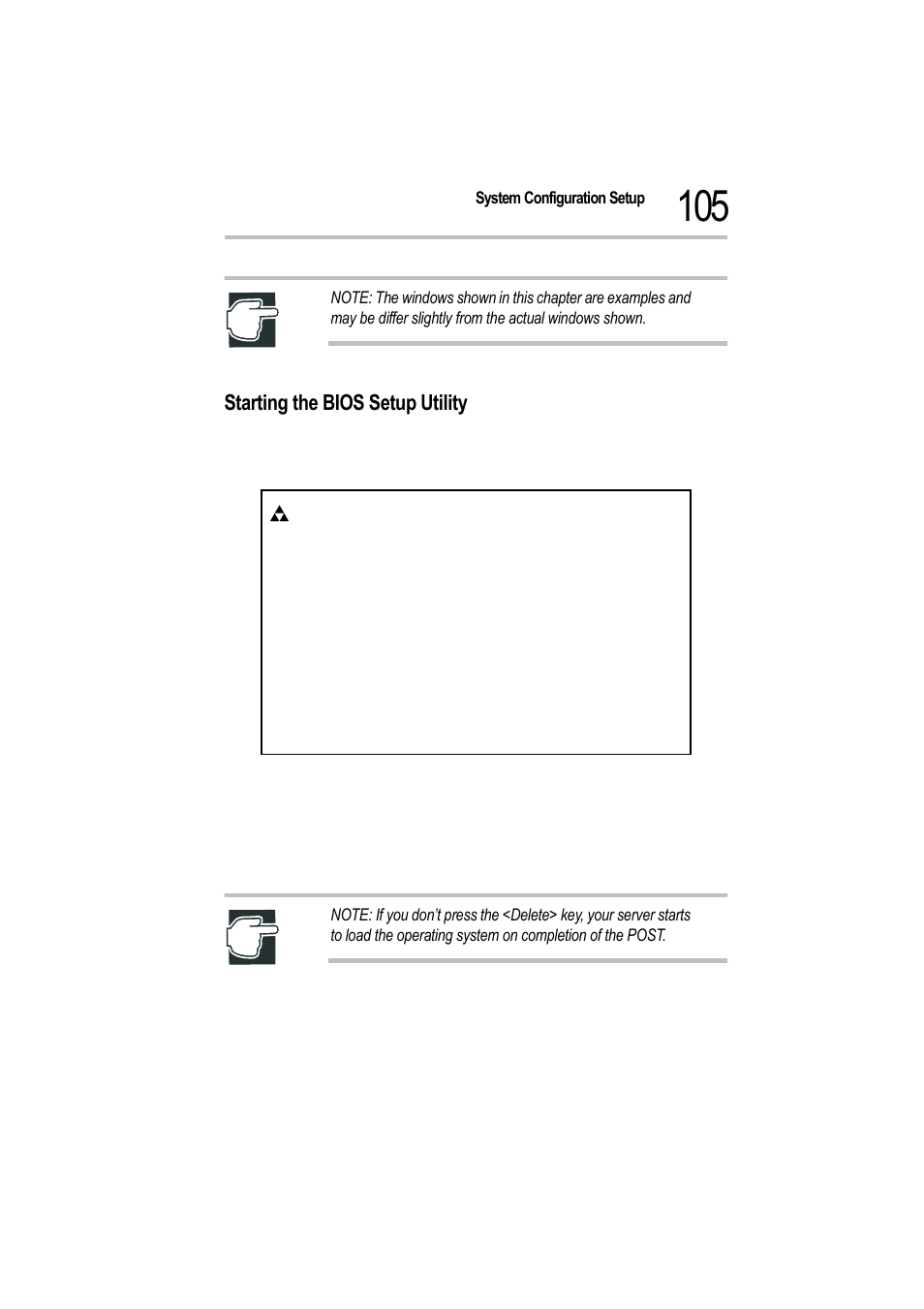 Starting the bios setup utility | Toshiba Magnia 550d User Manual | Page 121 / 208