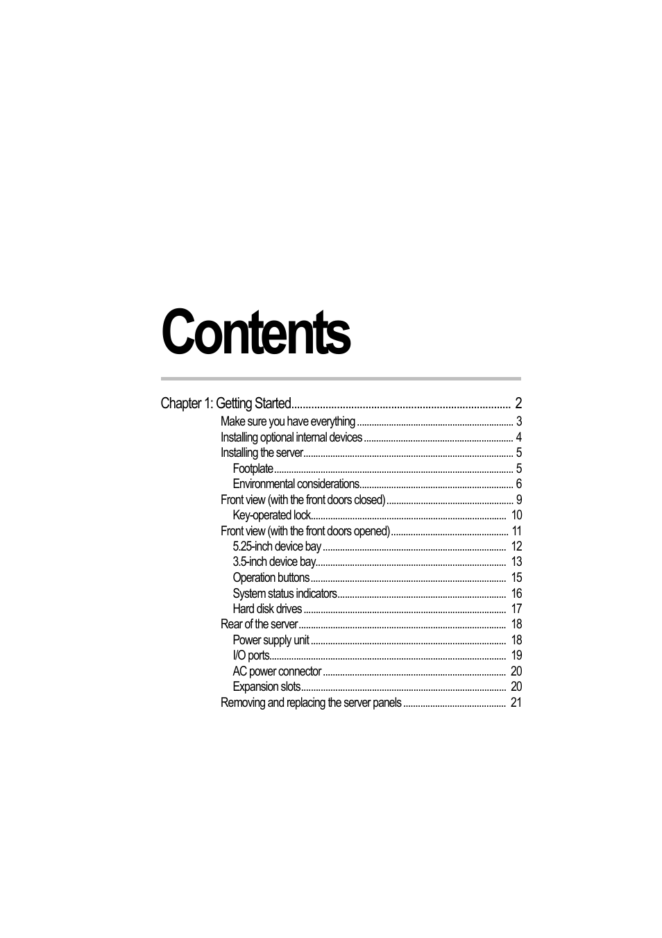 Toshiba Magnia 550d User Manual | Page 13 / 208