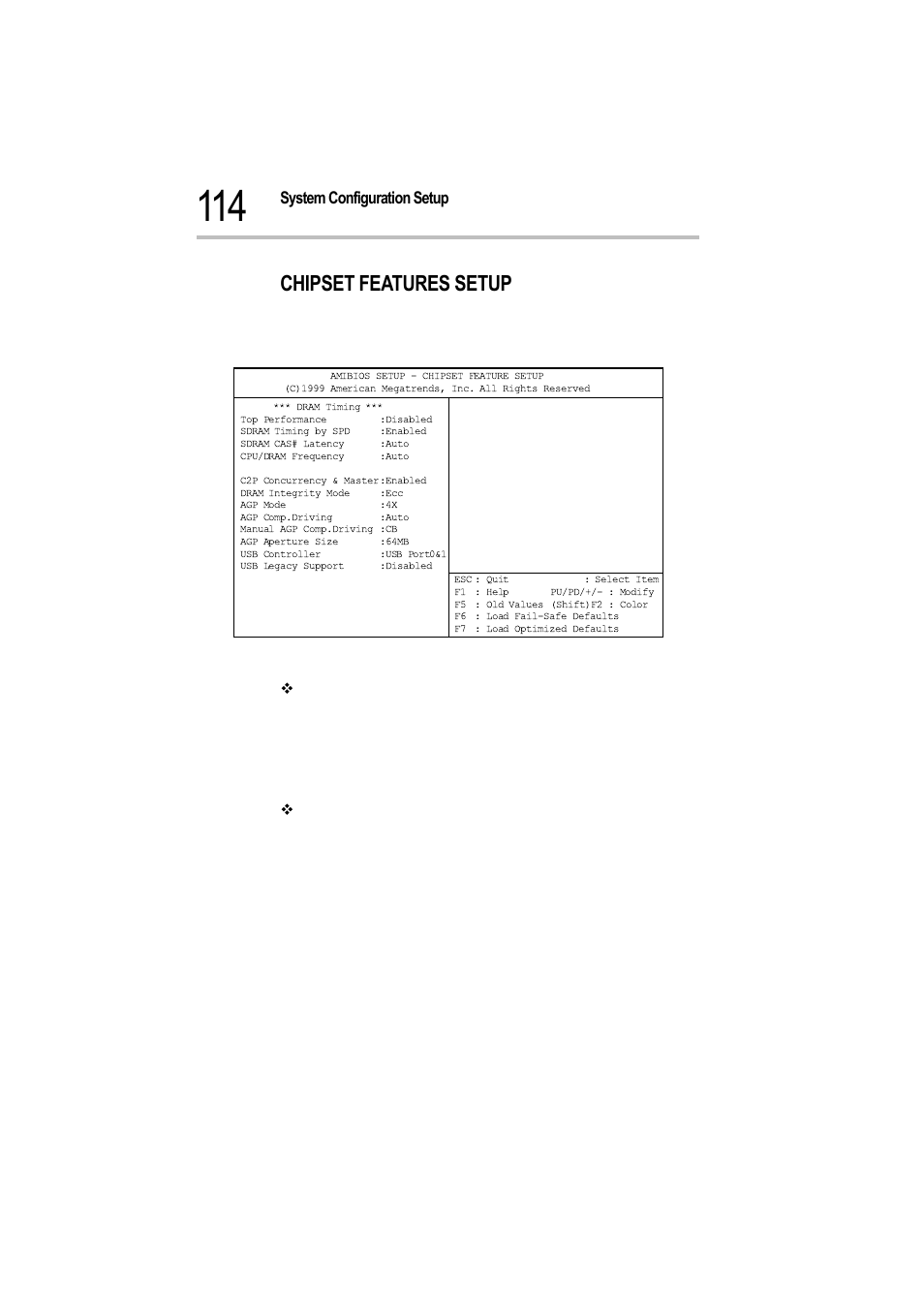 Chipset features setup, System configuration setup bios setup utility | Toshiba Magnia 550d User Manual | Page 130 / 208