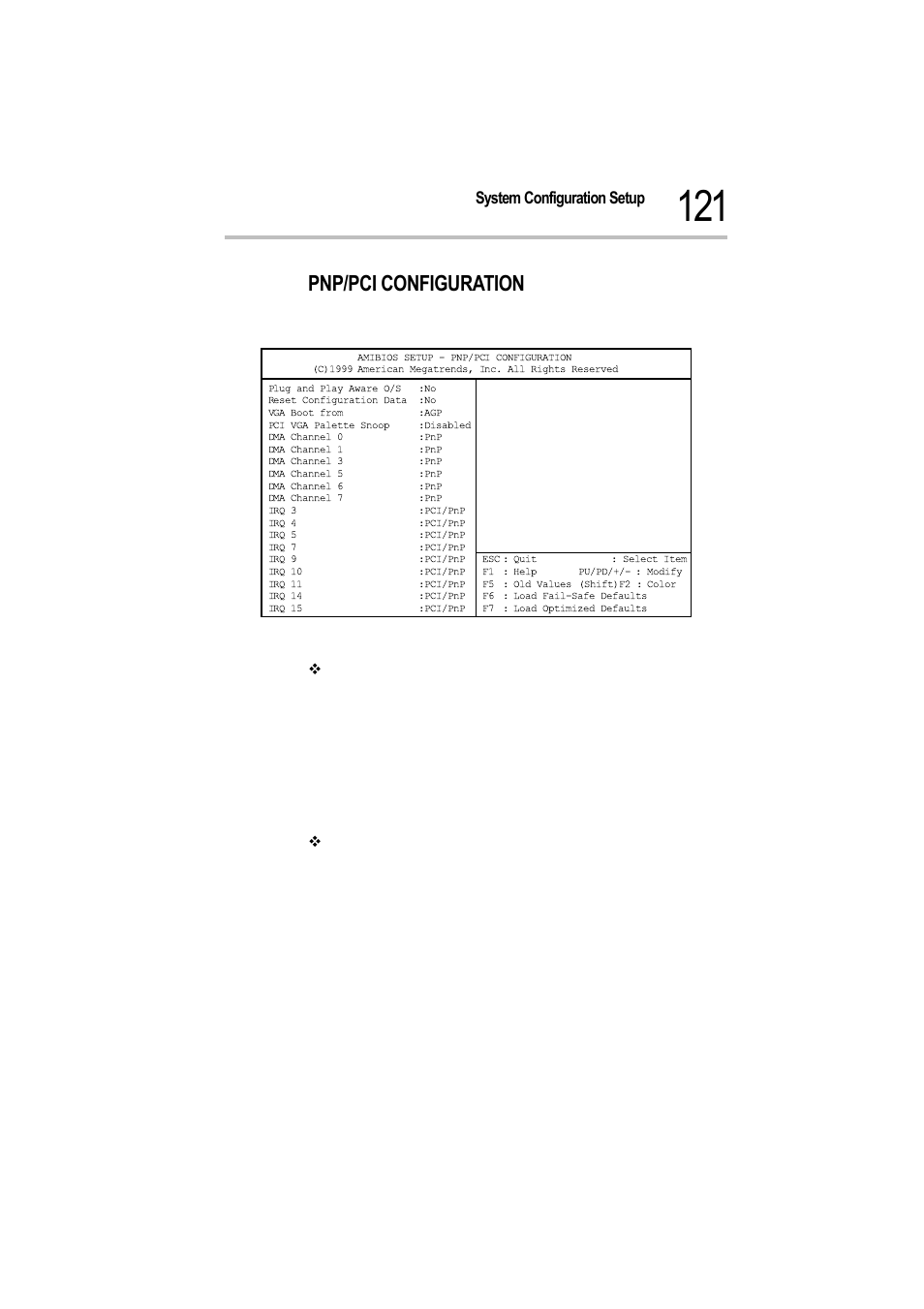 Pnp/pci configuration, System configuration setup bios setup utility | Toshiba Magnia 550d User Manual | Page 137 / 208