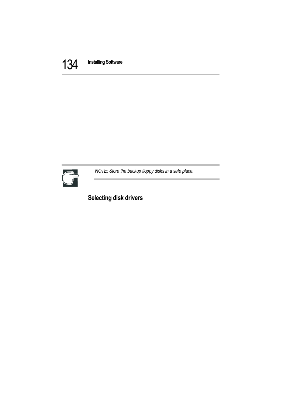 Selecting disk drivers, 2 select “s=specify additional device | Toshiba Magnia 550d User Manual | Page 150 / 208