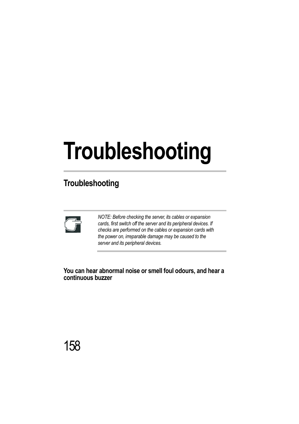 Troubleshooting, Chapter 5: troubleshooting | Toshiba Magnia 550d User Manual | Page 174 / 208