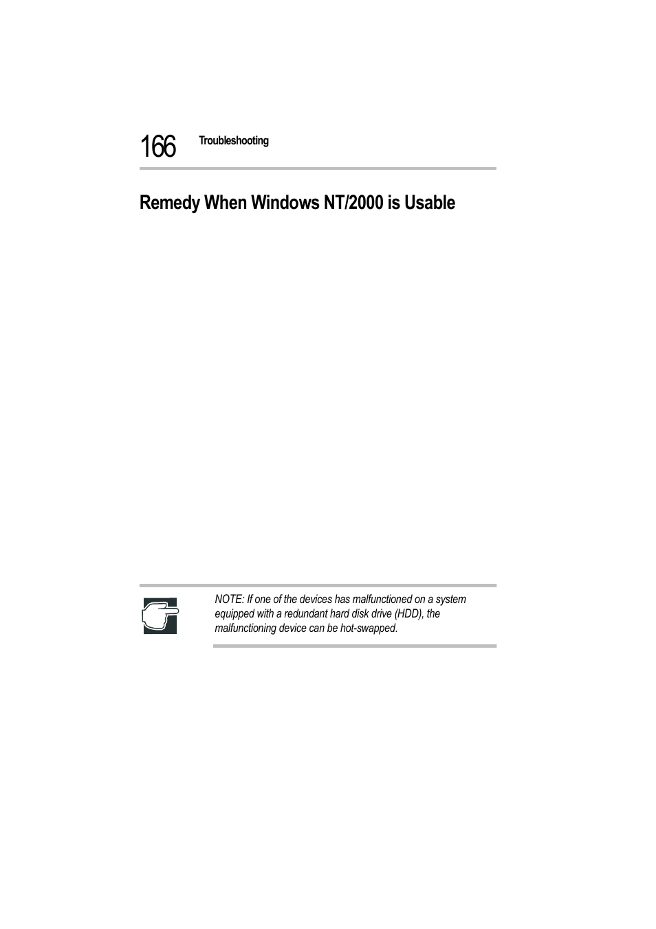 Remedy when windows nt/2000 is usable | Toshiba Magnia 550d User Manual | Page 182 / 208