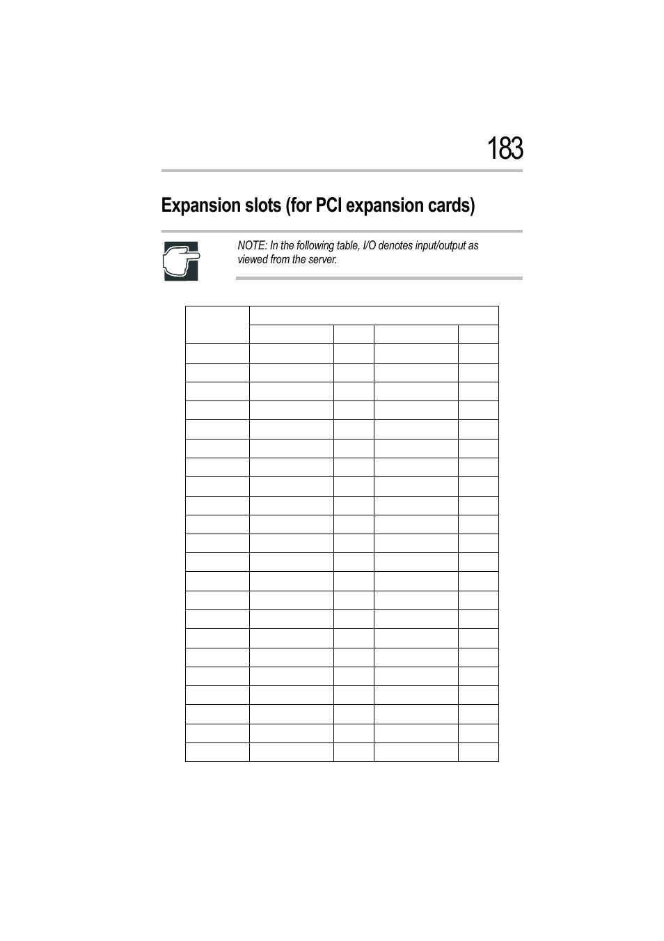 Expansion slots (for pci expansion cards) | Toshiba Magnia 550d User Manual | Page 198 / 208