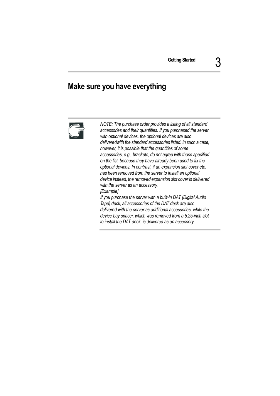 Make sure you have everything | Toshiba Magnia 550d User Manual | Page 20 / 208