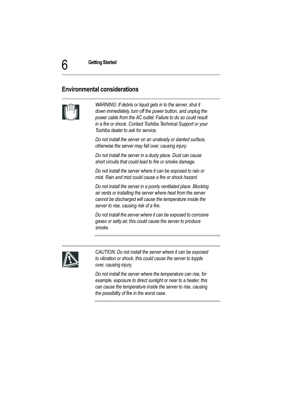 Environmental considerations | Toshiba Magnia 550d User Manual | Page 23 / 208