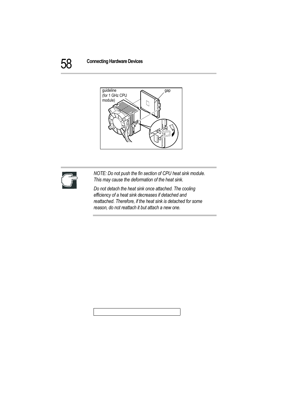 Installing the heat sink, 10 replace the side panel and front door panel | Toshiba Magnia 550d User Manual | Page 75 / 208