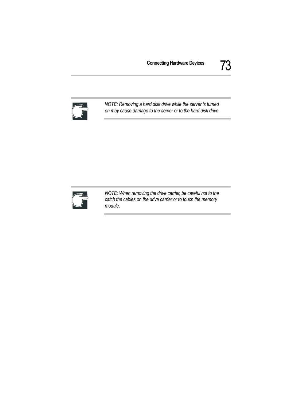 2 unplug the power cable, 3 remove the front door panel and side panel, 6 remove the hard disk drive | 9 firmly plug in the power cable and signal cable, 10 replace the side panel and front door panel | Toshiba Magnia 550d User Manual | Page 90 / 208