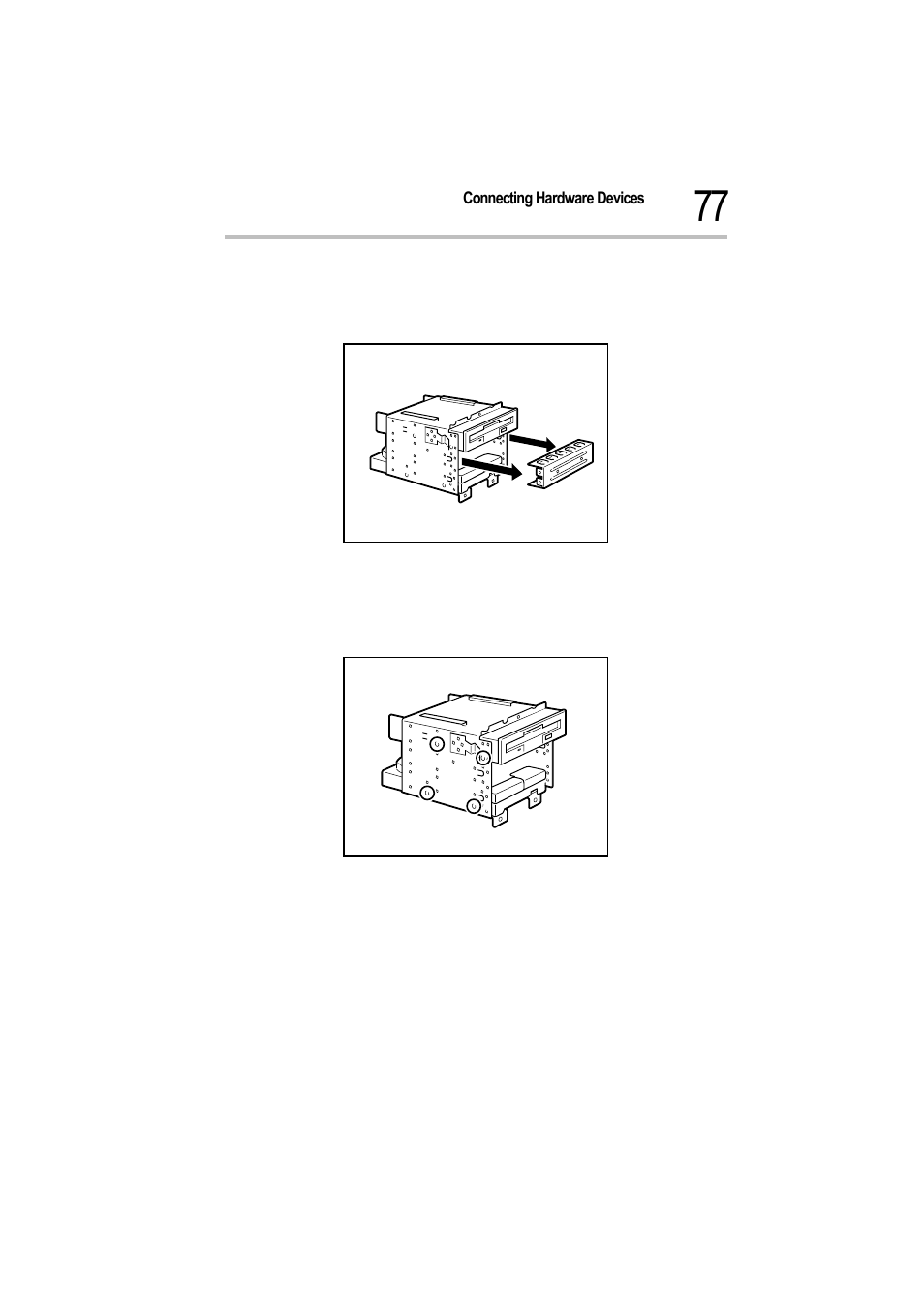 Removing the 3.5-inch shield cover, Loosening screws | Toshiba Magnia 550d User Manual | Page 94 / 208