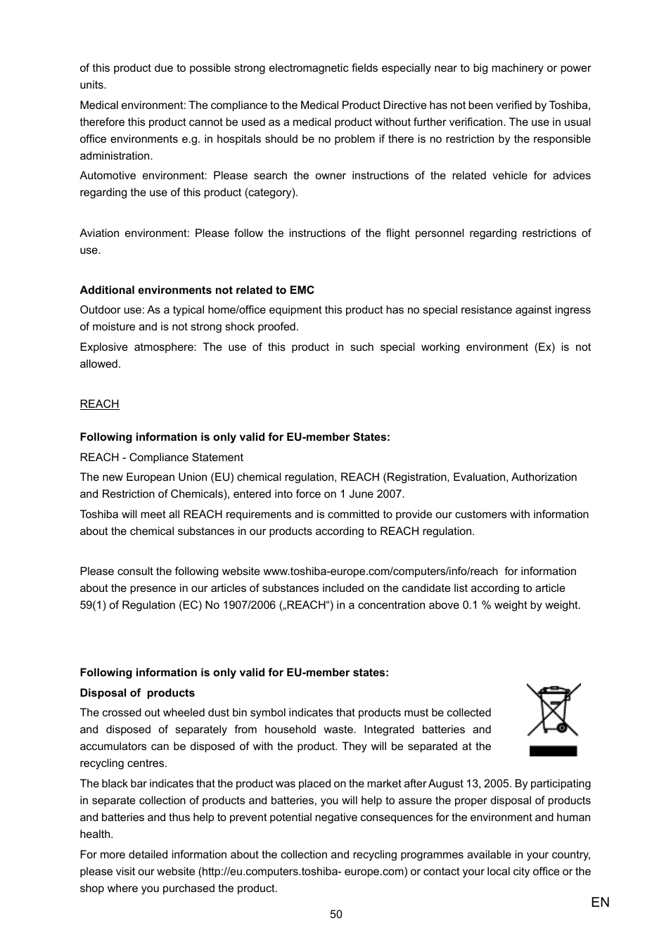 Toshiba Camileo H30 User Manual | Page 50 / 52
