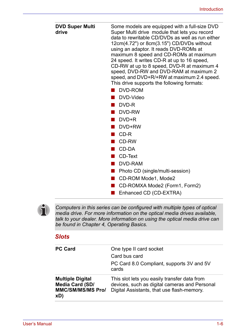 Toshiba SATELLITE M30X User Manual | Page 28 / 155