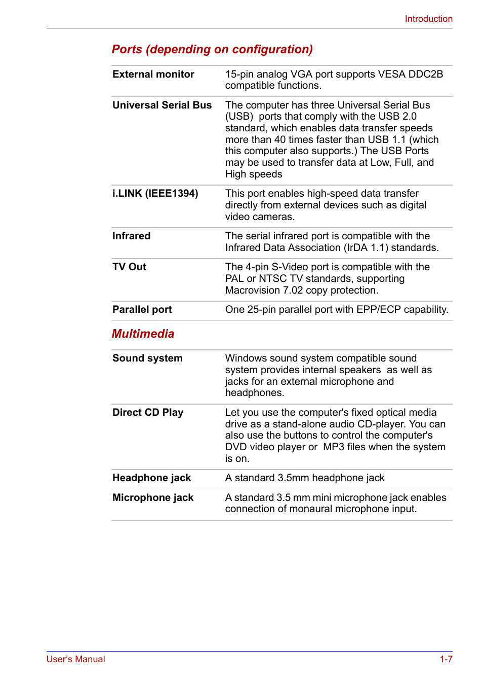 Toshiba SATELLITE M30X User Manual | Page 29 / 155