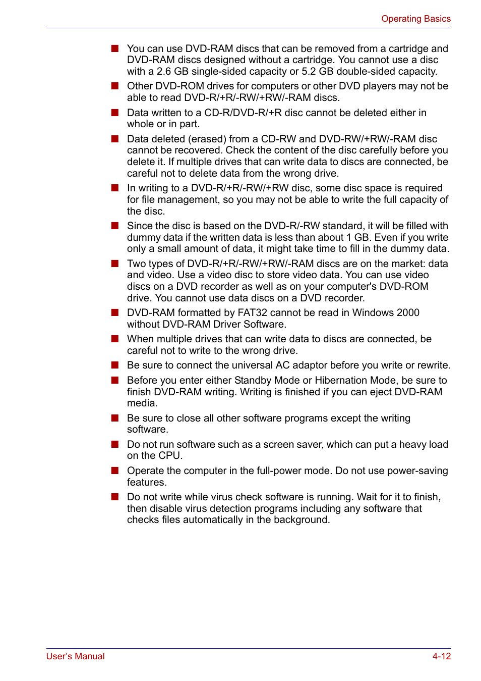 Toshiba SATELLITE M30X User Manual | Page 73 / 155