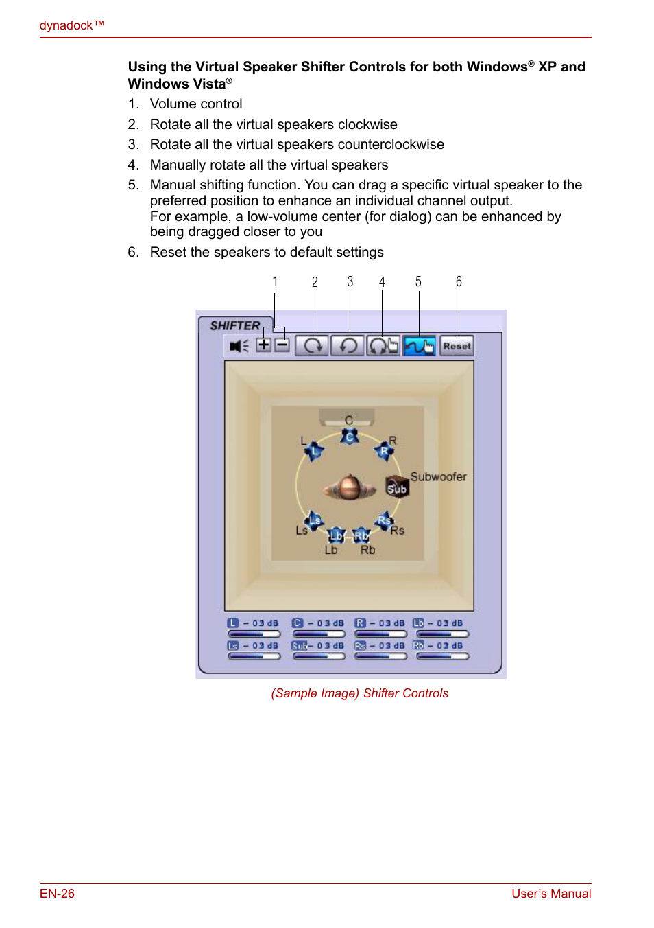 Toshiba Dynadock U10 User Manual | Page 26 / 44