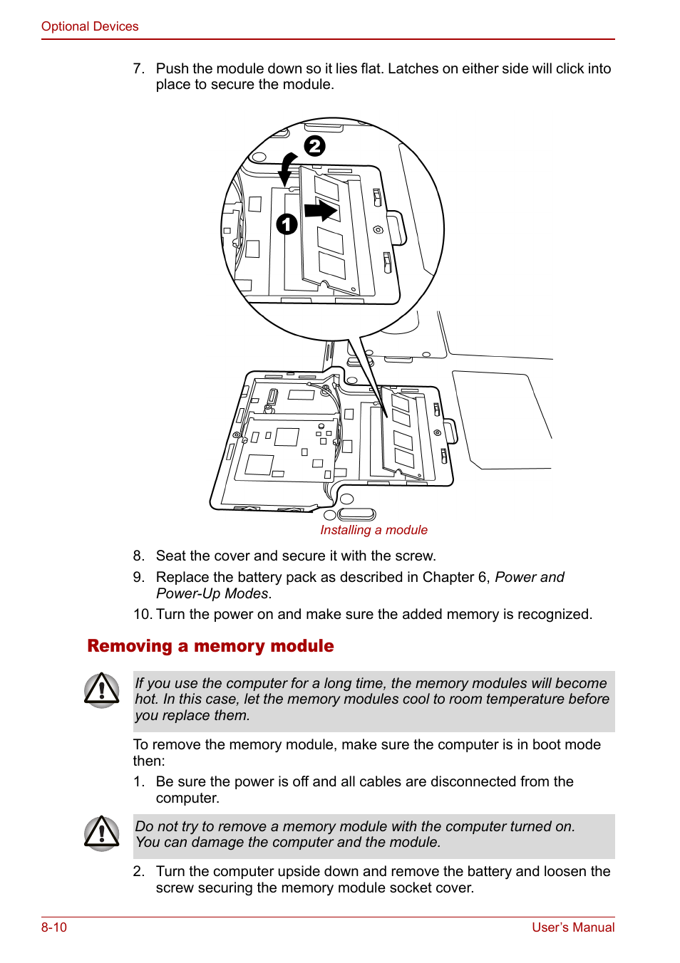 Toshiba Satellite M60 User Manual | Page 118 / 168