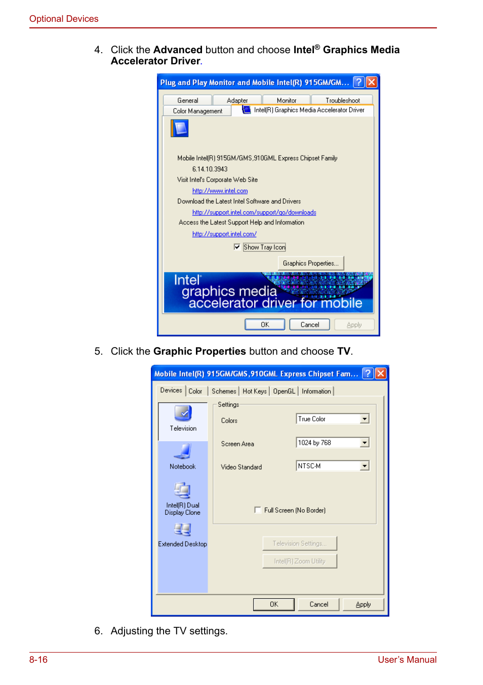 Toshiba Satellite M60 User Manual | Page 124 / 168