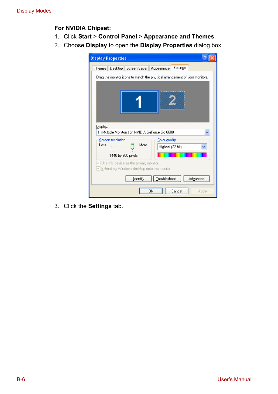 Toshiba Satellite M60 User Manual | Page 154 / 168