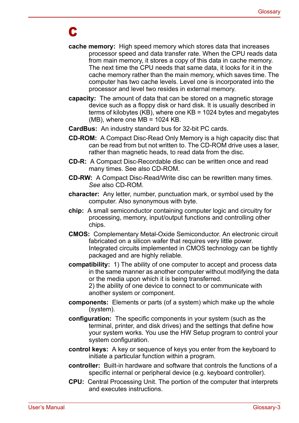 Toshiba Satellite M60 User Manual | Page 163 / 168