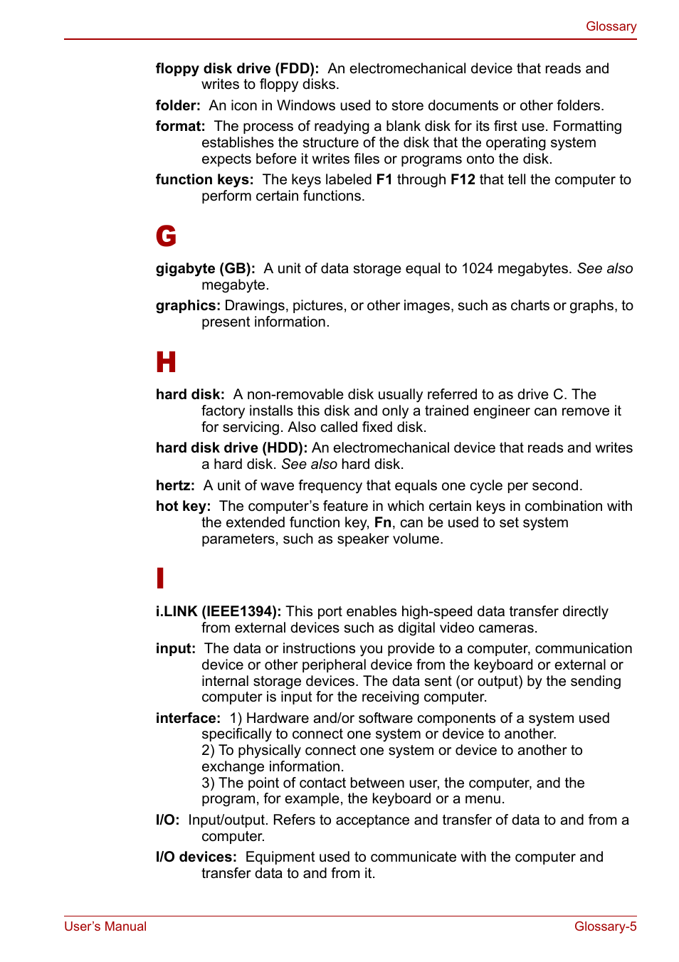 Toshiba Satellite M60 User Manual | Page 165 / 168