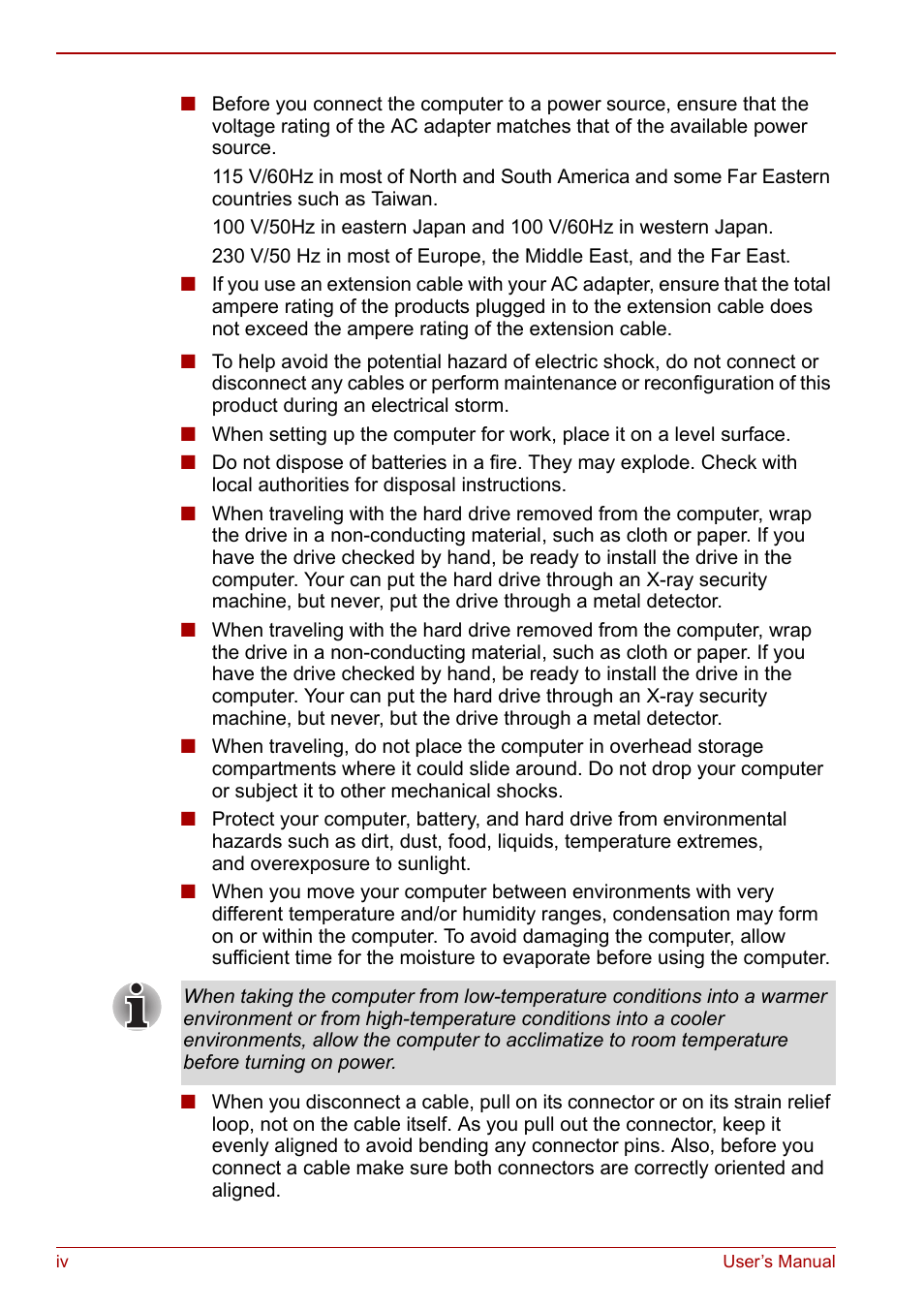 Toshiba Satellite M60 User Manual | Page 4 / 168