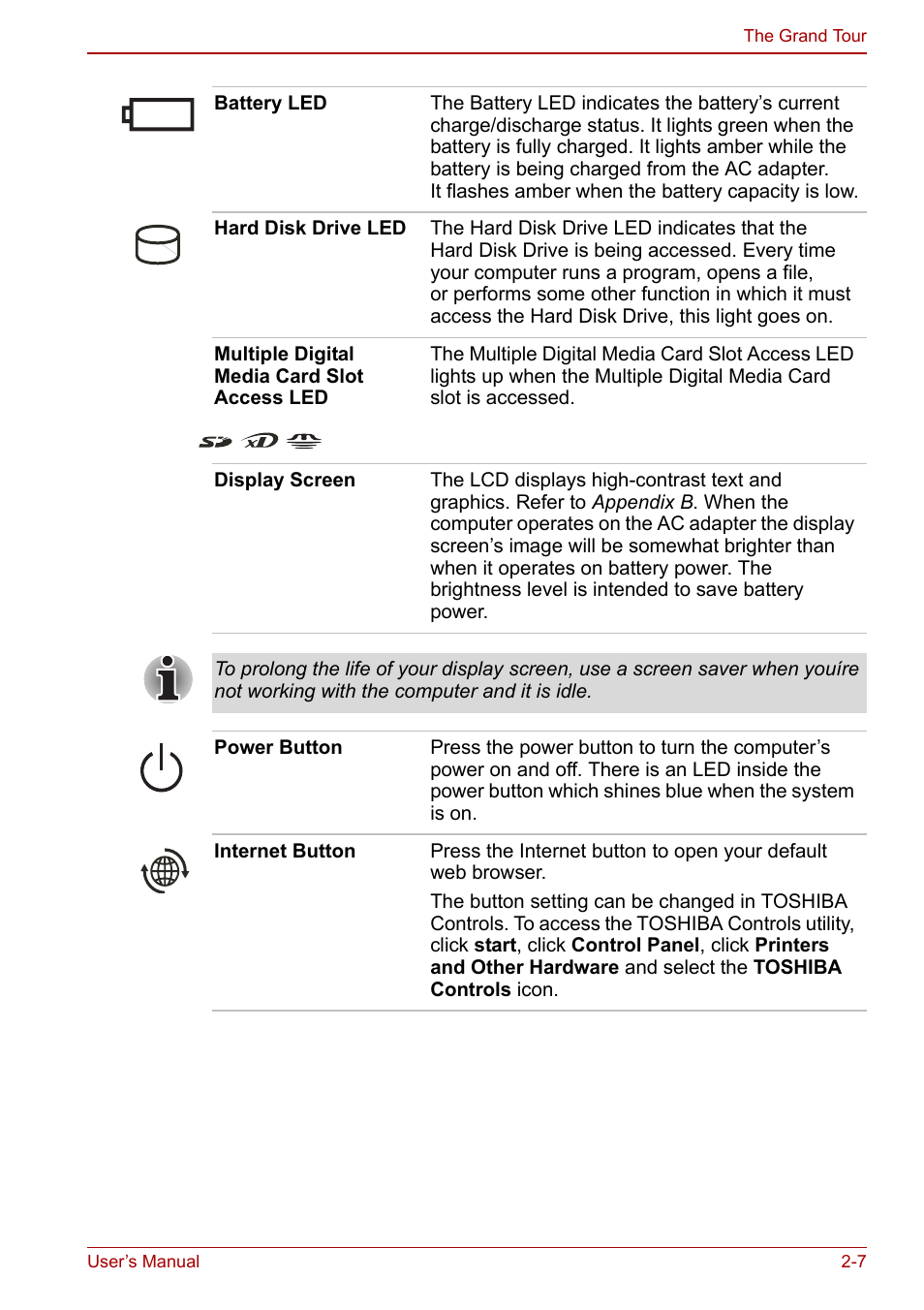 Toshiba Satellite M60 User Manual | Page 43 / 168