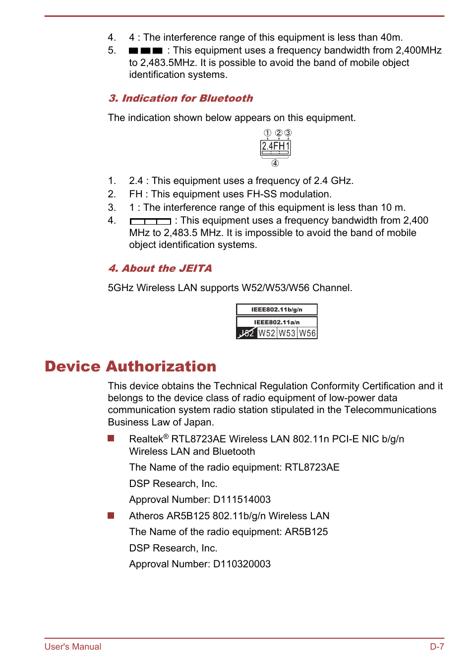 Device authorization | Toshiba Qosmio DX730 User Manual | Page 138 / 142
