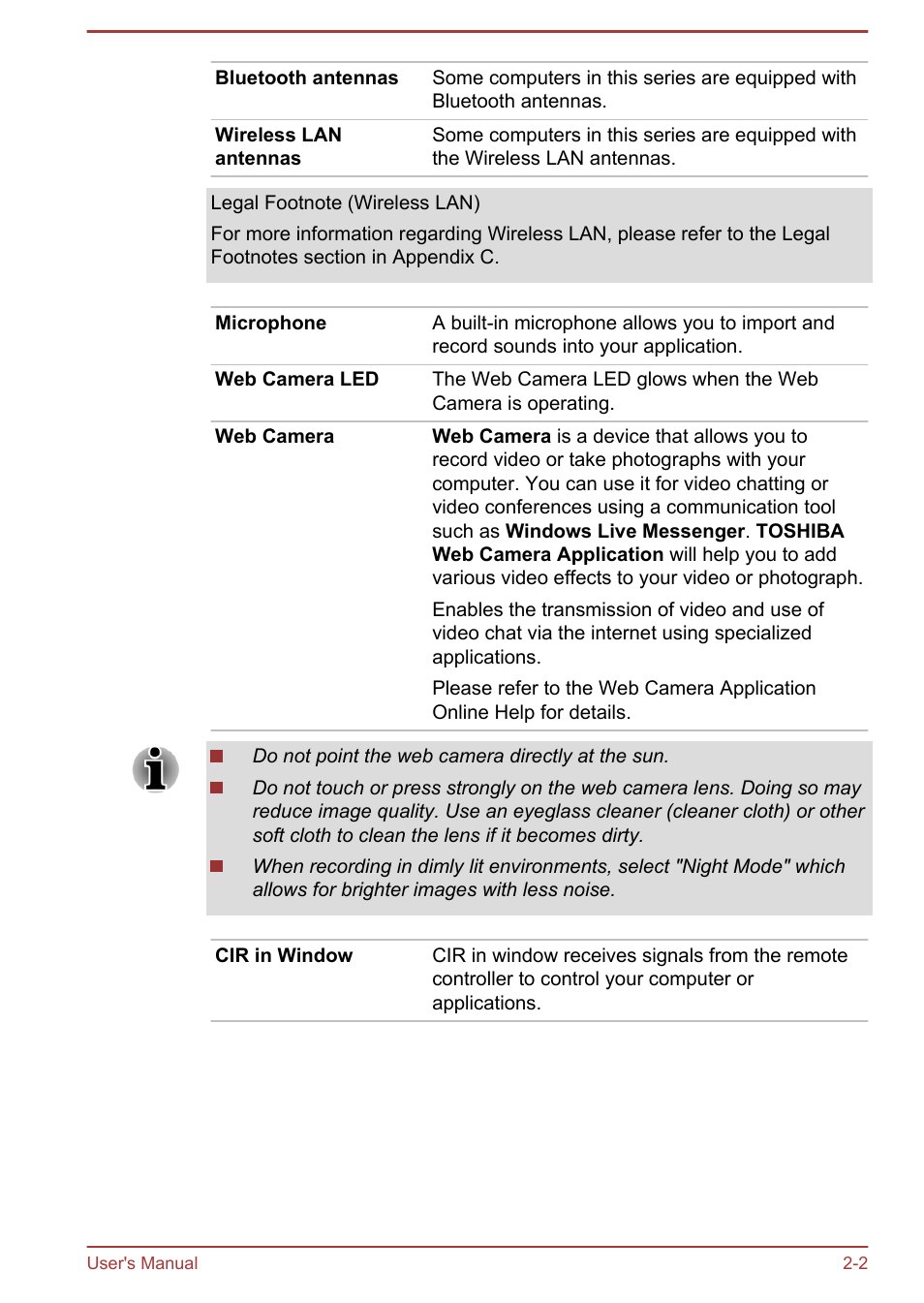 Toshiba Qosmio DX730 User Manual | Page 29 / 142