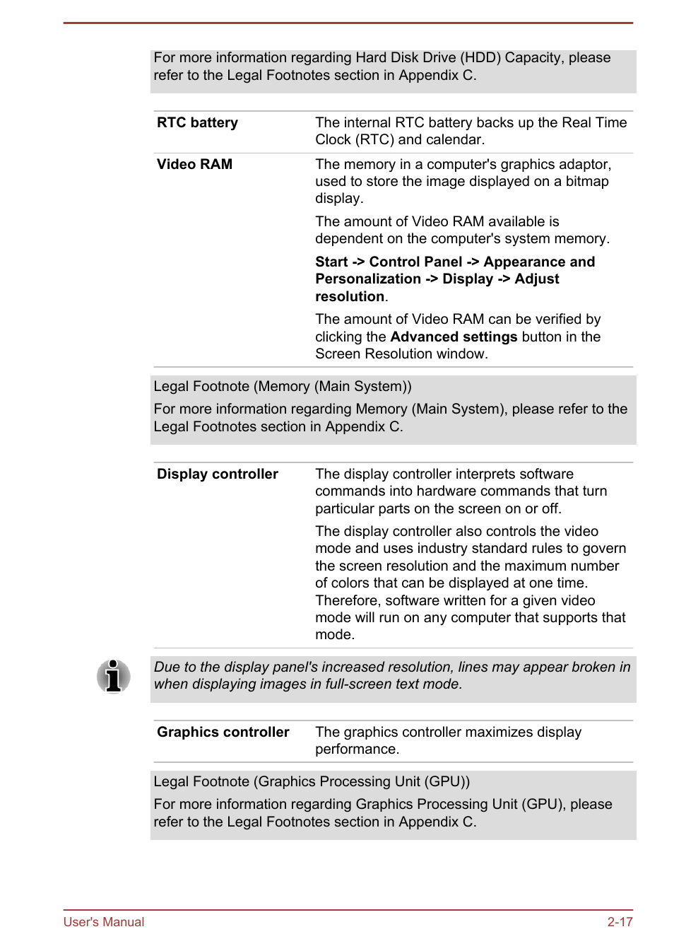 Toshiba Qosmio DX730 User Manual | Page 44 / 142